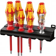 Wera Kraftform Plus VDE Schraubendrehersatz 7-teilig + Rack