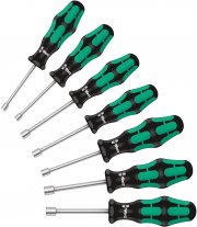 Wera Steckschl&uuml;ssel-Schraubendrehersatz 395 HO/7 SM, 7-teilig