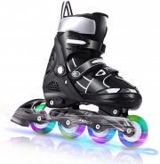 WeSkate Inline Skates mit Leuchtr&auml;dern Gr&ouml;&szlig;e 35 bis 42