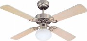 Westinghouse Vegas 107cm Deckenventilator und Licht in Geb&uuml;rstetes Aluminium f&uuml;r 41,76 Euro