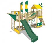  WICKEY Spielturm Kletterturm Smart Cruiser Garten Schaukel Rutsche Stelzenhaus nur 799,95&euro;
