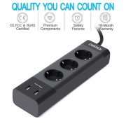 3fach Steckdose mit Doppel USB Ladeslot f&uuml;r 3,54&euro;