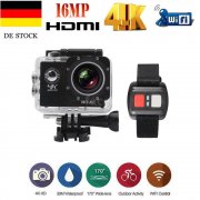 WiFi 4K Ultra HD 1080P Wasserdicht Actionkamera Sport Kamera Cam Camcorder 2018 f&uuml;r 37,95&euro;