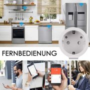 Wifi Mini Intelligente Steckdose Fernbedienbar Funktioniert mit Amazon Alexa