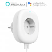 WiFi Plug (EU) f&uuml;r Alexa und Google Home (mit USB)