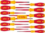 Wiha 12-teiliges Elektriker VDE Profi Schraubendreher Set