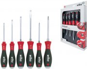 Wiha 21251 SoftFinish 6-teiliges Schraubendreher Set mit Schlagkappe