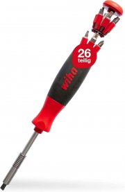 Wiha LiftUp 26one&reg; Schraubendreher 13-teilig mit Doppelbit Set im Griff