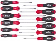 Wiha SoftFinish Schraubenzieher Satz Schlitz/ Phillips/ Pozidriv/ TORX 12 tlg.
