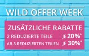 Wild Offer Week bei Takko bis zu -30% Rabatt zus&auml;tzlich