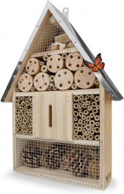 WILDLIFE FRIEND Insektenhotel 39 x 23 cm &ndash; Naturbelassen und Wetterfest