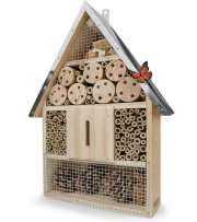 WILDLIFE FRIEND Insektenhotel 39 x 23 cm &ndash; Naturbelassen und Wetterfest