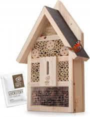 wildtier herz Insektenhotel f&uuml;r Bienen, Marienk&auml;fer, Schmetterlinge & co.