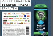 Wilkinson Hydro5 Sense 5&euro; Sofort Rabatt