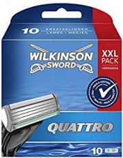 Wilkinson Sword Quattro Rasierklingen, 10 St&uuml;ck f&uuml;r 10.95&euro; statt 14,95&euro;