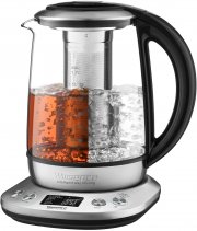 Willsence 1,7 Liter Glas Wasserkocher mit Temperaturregelung und LCD-Anzeige 