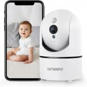 Winees wireless Smart Home Indoor 1080P WLAN &Uuml;berwachungskamera mt App Kontrolle und Alexa