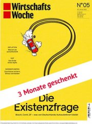 WirtschaftsWoche - 3 Monate Schnupperabo mit 12 Ausgaben geschenkt
