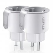 WLAN Smart Steckdose &ndash; Funktioniert mit Amazon Alexa und Google Home (2 pack)