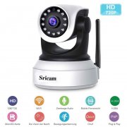 WLAN &Uuml;berwachungskamera Sricam 720PHD mit IR-Nachtsicht und Bewegungsmelder. Nur 23,99&euro; statt 39.99&euro;