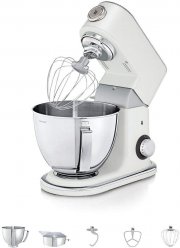 WMF 04.1632.0001 Profi Plus K&uuml;chenmaschine mit 5 Liter Edelstahl R&uuml;hrsch&uuml;ssel