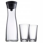 WMF Basic Wasserkaraffe Set, 3-teilig, Karaffe mit 2 Wassergl&auml;ser 250ml f&uuml;r 26,99&euro; statt 37,98&euro;
