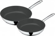 WMF Devil Pan Pfannen-Set Cromargan mit keramischer Beschichtung 2-teilig 24cm und 28cm