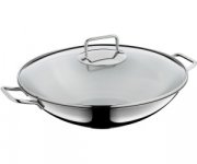 WMF Macao Wok Induktion 2-teilig, Wokpfanne 36 cm mit Glasdeckel
