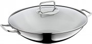 WMF Macao Wok-Set 2-teilig mit Wok-Pfanne 36 cm und Glasdeckel