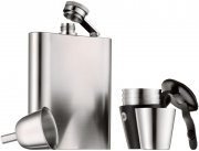 WMF Manhattan Flachmann-Set 6-teilig Edelstahl mattiert