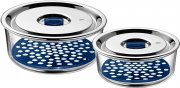 WMF Top Serve Aufschnittboxsen Glas Set 2-teilig mit luftdichtem Deckel