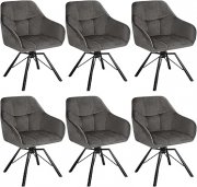WOLTU Drehstuhl-Set f&uuml;r Esszimmer (6 St&uuml;ck) f&uuml;r 330&euro;