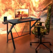 WOLTU Ergonomischer Gaming Tisch Computertisch