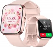Woneligo Smartwatch mit Telefonfunktion und 100+ Sportmodi f&uuml;r Android und iOS 