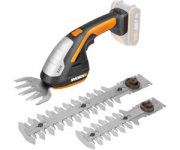 Worx WG801E.9 20V Gras- und Strauchschere WG801E inkl. 3 Verschiedene Messer f&uuml;r 45,99&euro;