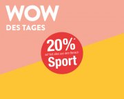 Wow des Tages bei Galeria Kaufhof-20% auf fast alles im Bereich Sport