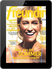 WOW! Gratis Fernsehlotterie Einzel-LOS freundin E Paper Jahresabo f&uuml;r 48,10&euro; + 48,10&euro; Barscheck
