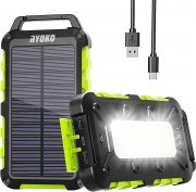WOWMVP 20000 mAh PD 15W Solar Powerbank