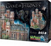 Wrebbit 3D Puzzle - Game of Thrones - The Red Keep Der Rote Bergfried mit 845 Teile