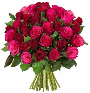 Wundersch&ouml;ner riesiger Rosenstrau&szlig; "Romantic Roses" aus 43 Rosen nur 24,98 Euro inkl. Versand