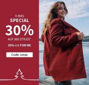 X-mas Special mit 30% Rabatt auf 300 Styles bei Sheego