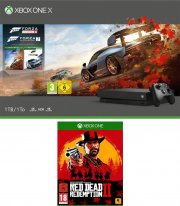 Xbox One X 1TB (Bundle, inkl. Forza Horizon 4 + Forza 7 + Red Dead Redemption 2)