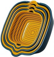 XCXC 3-teiliges 2-in-1 Multifunktion K&uuml;chensieb-Set