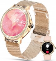 Xeletu Damen Smartwatch und Fitnessuhr mit 100+Sportmodi und Telefonfunktion f&uuml;r Android und iOS