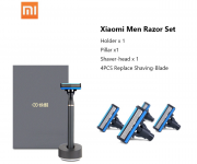 Xiaomi M&auml;nner Rasierer 3 in 1 Satz + 4St&uuml;ck Ersatz Rasierklingen
