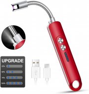 XIMU weiederaufladbares Lichtbogen Feuerzeug mit LED Licht