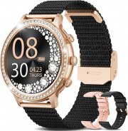 XINGHESF I70 Damen Smartwatch und Fitnessuhr mit Telefonfunktion f&uuml;r iOS und Android