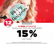 XMAS Shopping mit 15% Rabatt auf ALLES im Mister Lady Shop