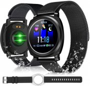 XREXS Touchscreen Fitness Tracker Smartwatch mit Blutdruckmessger&auml;t und Schlafmonitor