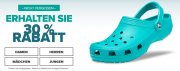 XXL Crocs Sale - 30% Rabatt + kostenloser Versand f&uuml;r kurze Zeit bei fast allen Schuhen